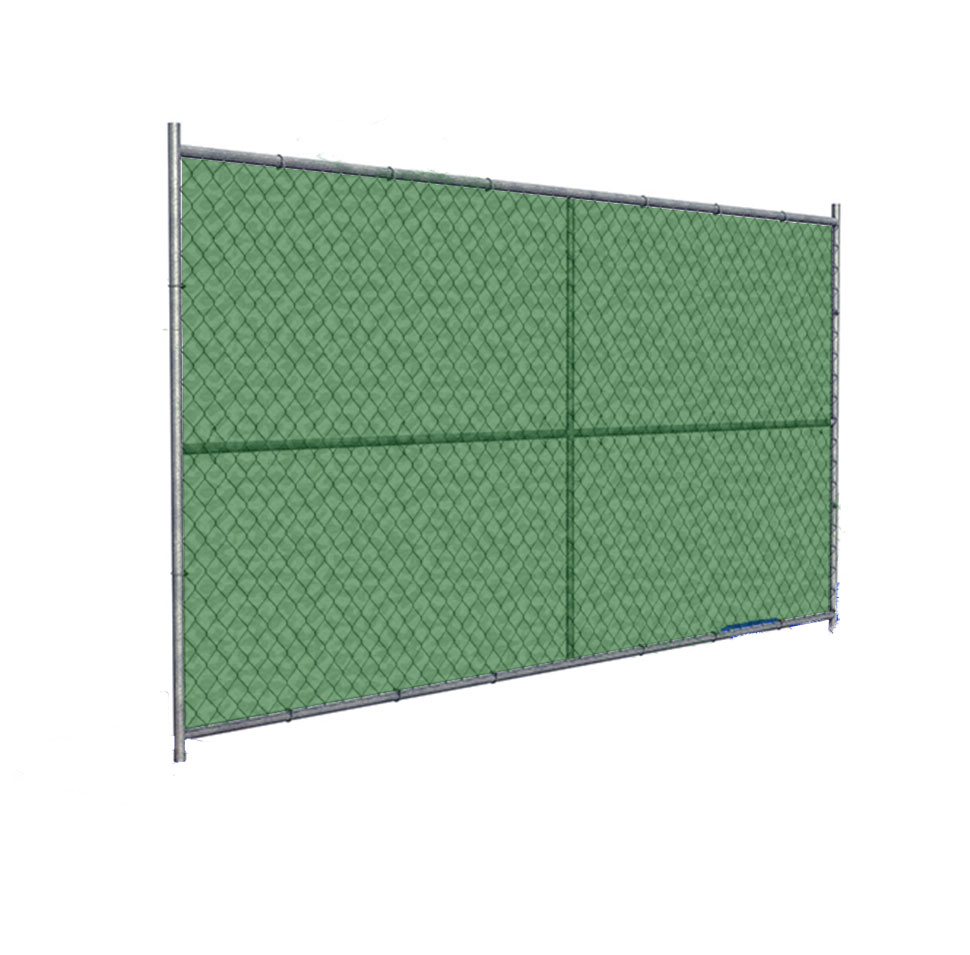 Green privacy screen fence