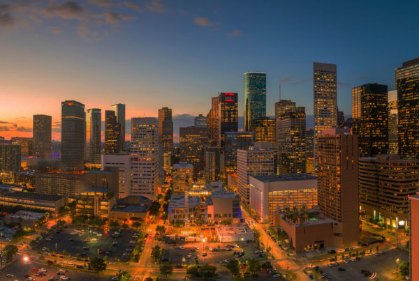 Houston Texas city skyline