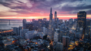 San Fransisco construction and city skyline