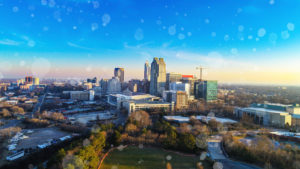 Raleigh North Carolina city skyline