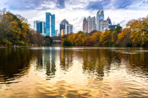 The city scape of Atlanta